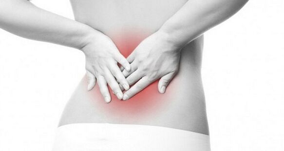 dolor lumbar en una mujer